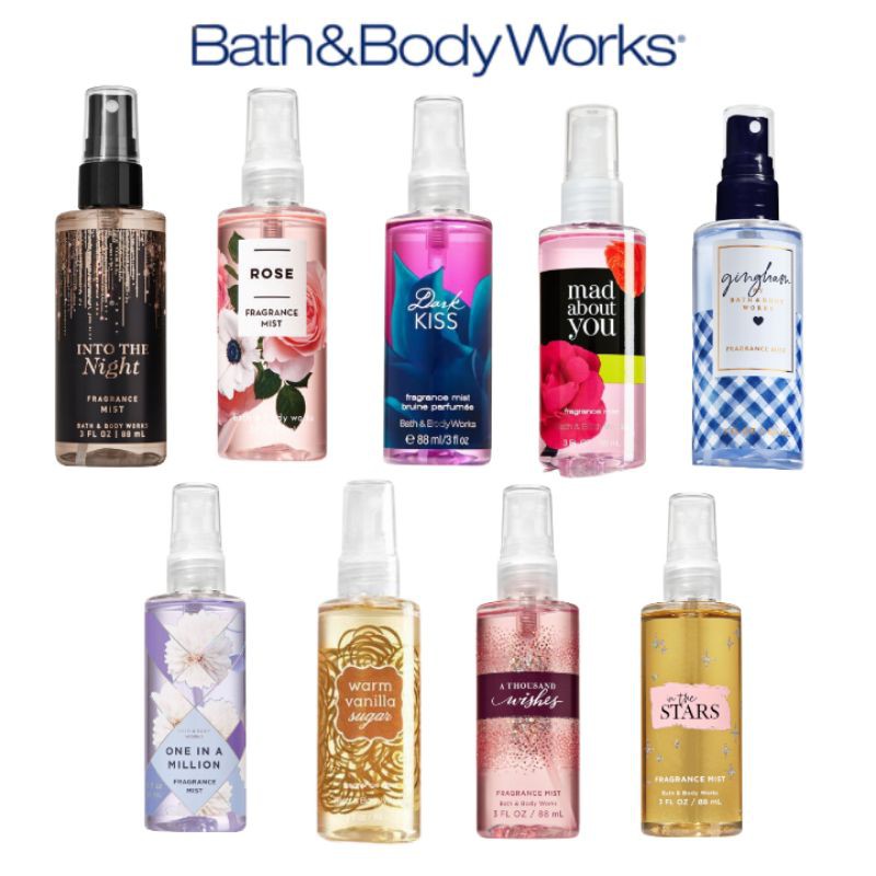 Bath and body works body mist travel discount size