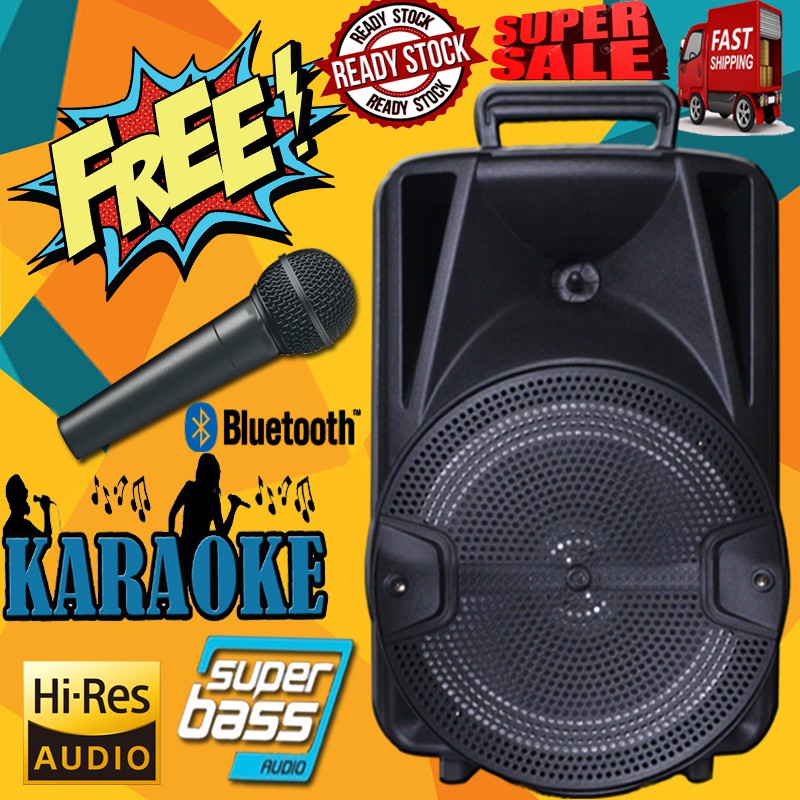 Wireless bluetooth best sale karaoke speaker