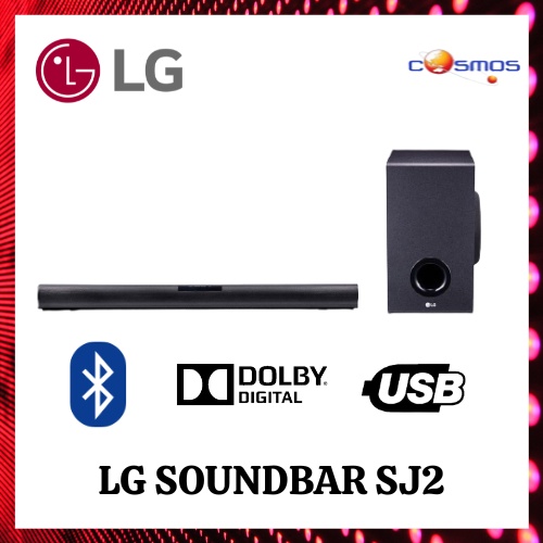 Lg 2.1 bluetooth tv best sale soundbar sj2