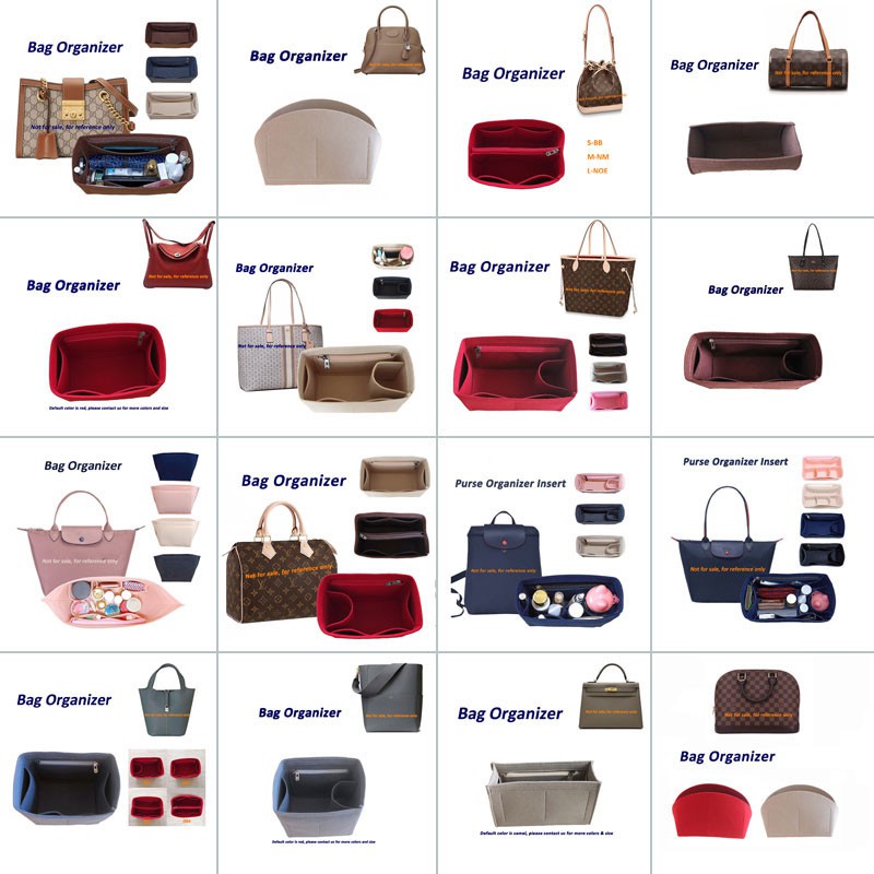 SG]❤️Chanel Full Flap Bag Organizer bag Insert bag Shaper bag Liner, Premium Felt Organiser