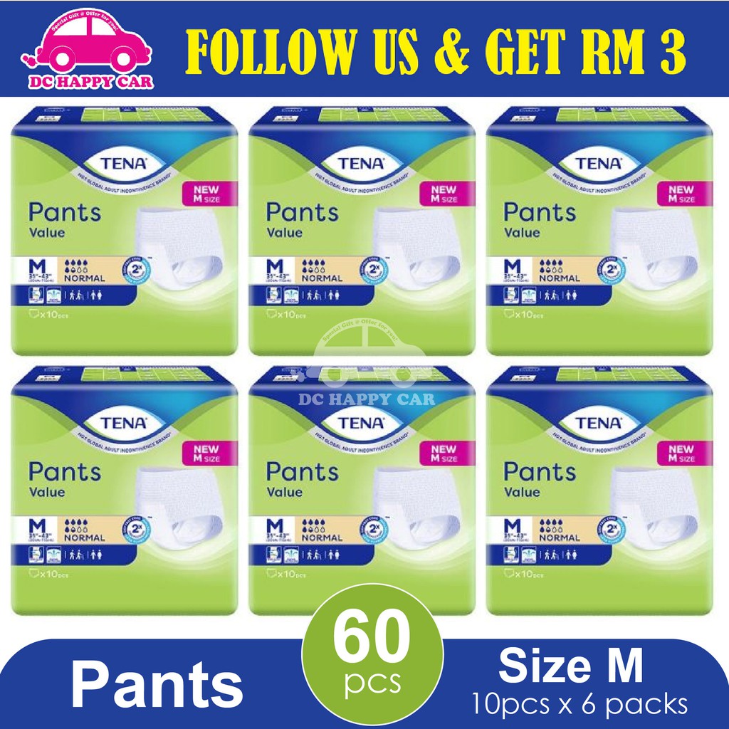 Tena Pants Value Adult Diapers M - 6 Packs