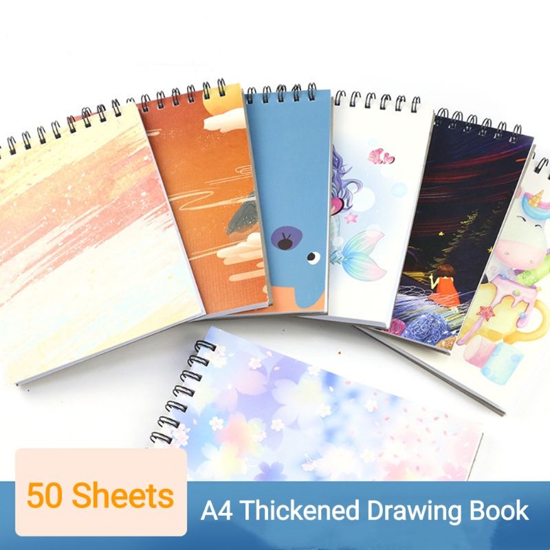 Ohuhu Marker Pads Art Hardcover Sketchbooks (120 LB/200 GSM)