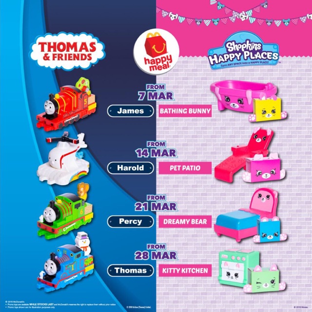 Mcdonald happy meal toys march shop 2019