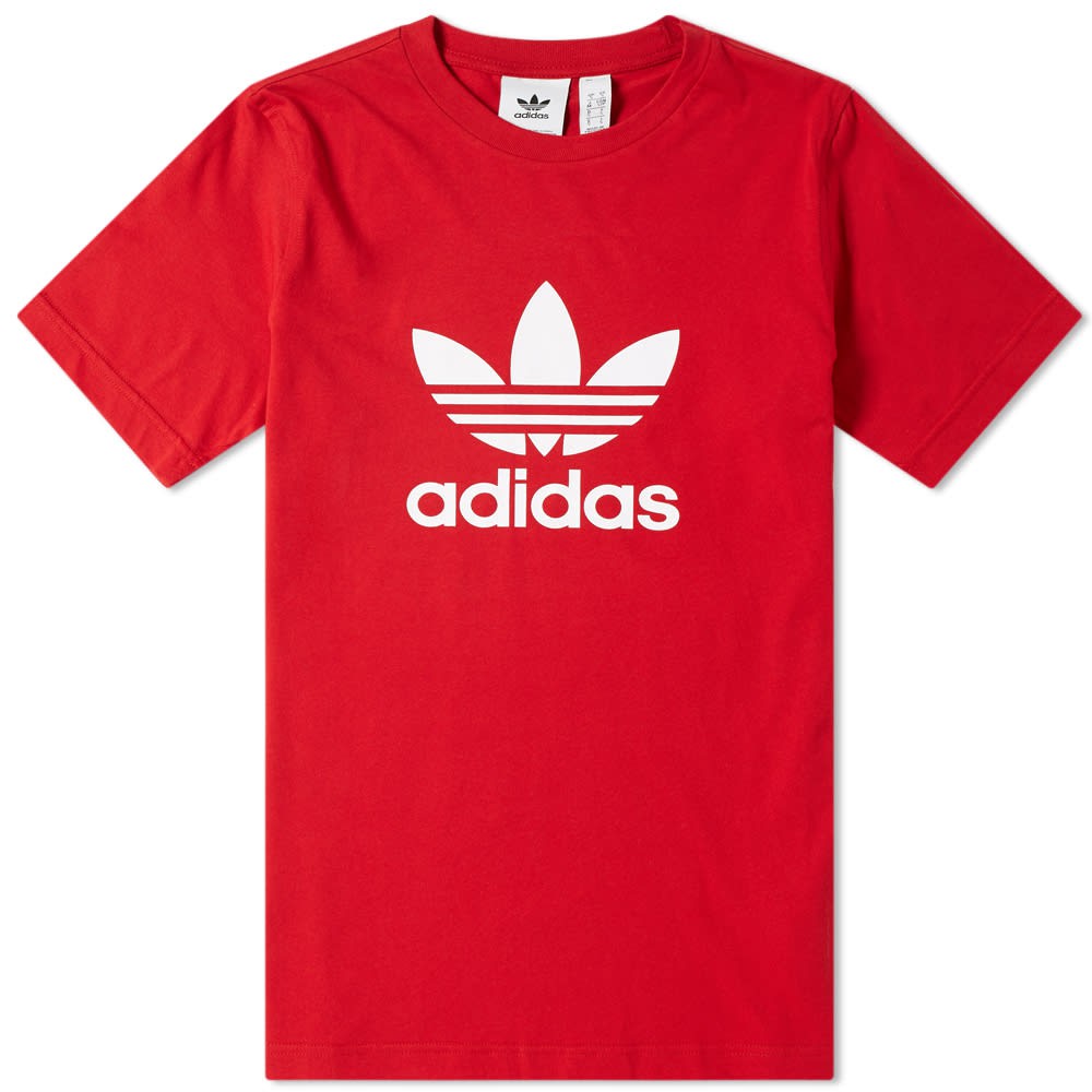 Adidas red shirts sale