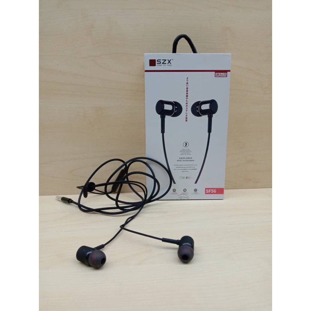 SZX EARPHONE 3.5MM JACK Shopee Malaysia