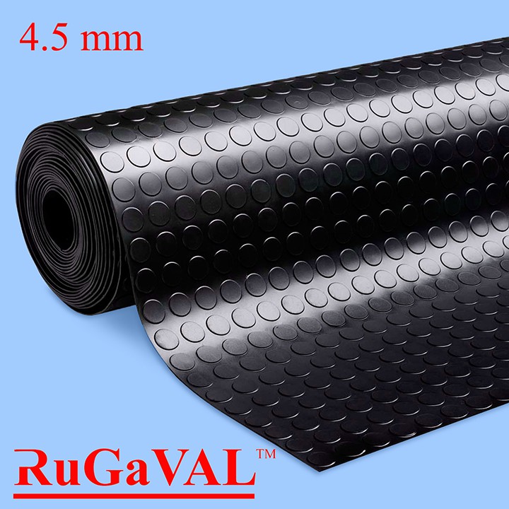 Black Rubber Foot Mat, Mat Size: 7 Ft X 4 Ft