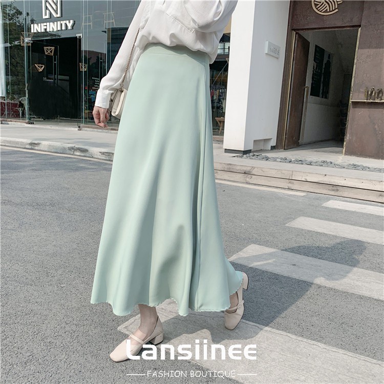 Plain maxi skirt sale