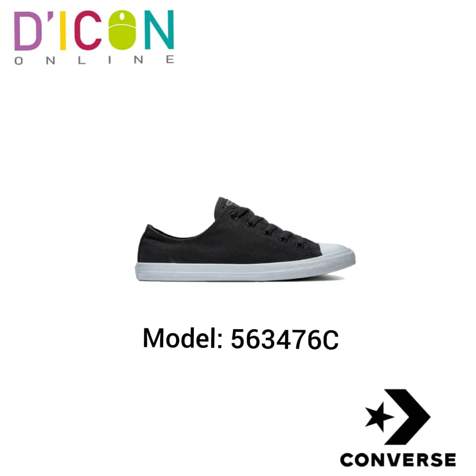 Converse all star dainty hotsell ox black