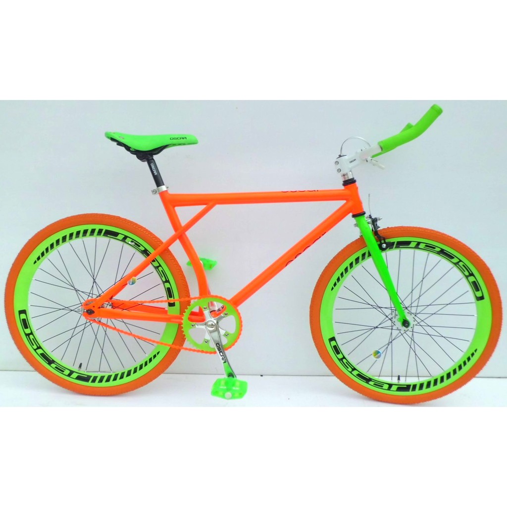 Orange deals fixie bike