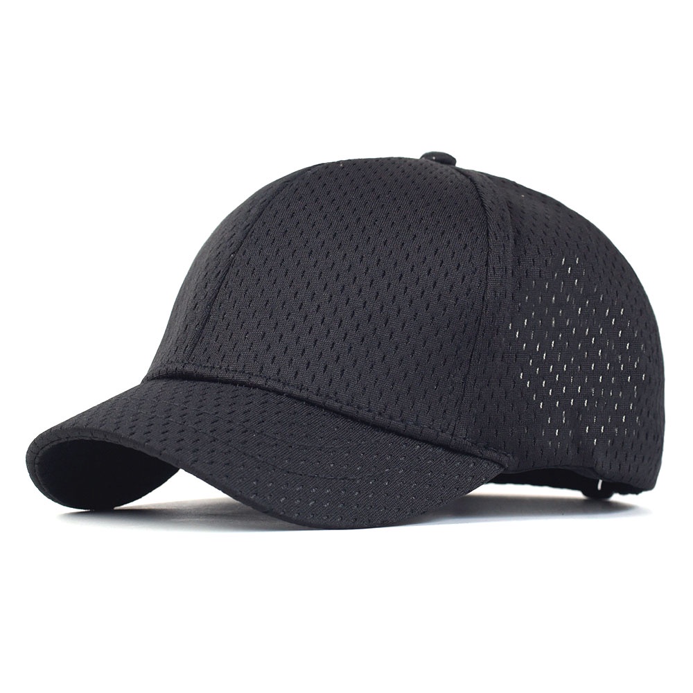 Ready Stock Summer Breathable Short Brim Mesh Baseball Cap Men