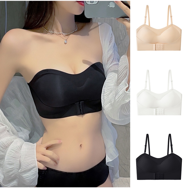 Thickened Steamed Bun Fixed Cup Integrated External Expansion Underwear  Women's Flat Chest Small Chest Gathered Big Bra Bras - AliExpress