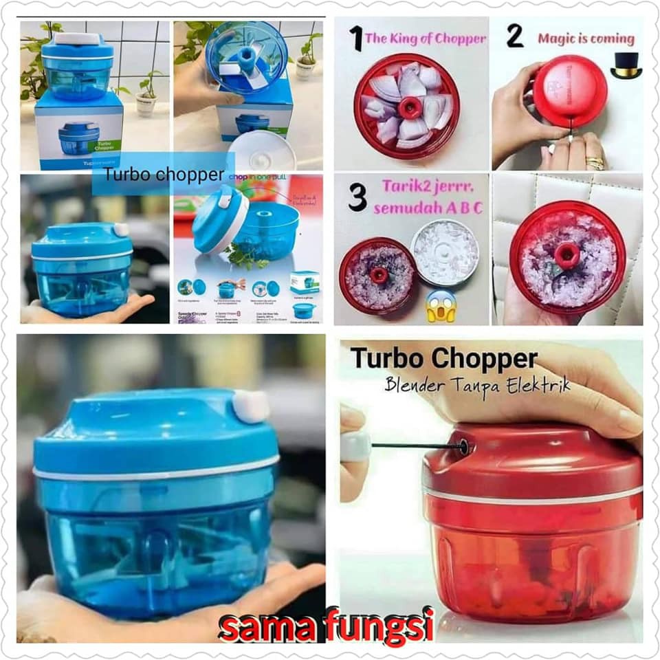 TUPPERWARE Turbo Chopper (Ready Stock)