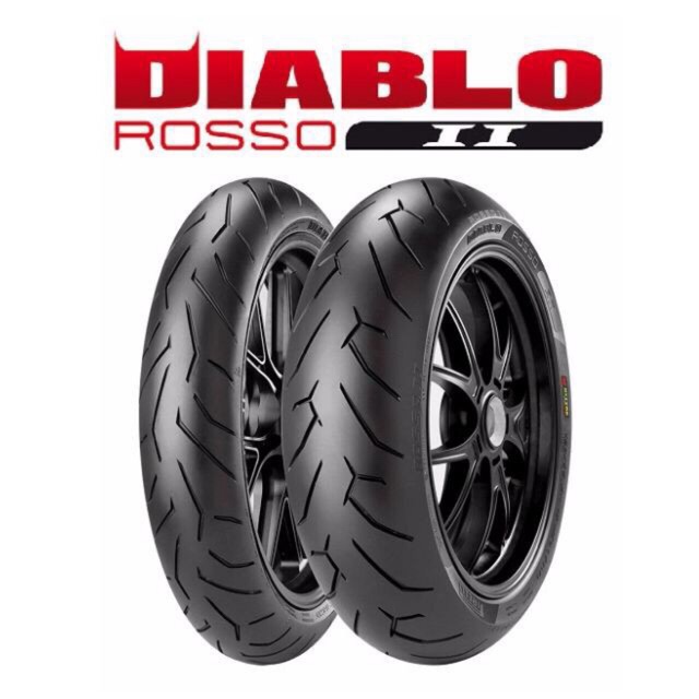 Pirelli Diablo Rosso 2 120/70 ZR 17 160/60 ZR 17 1 Set | Shopee