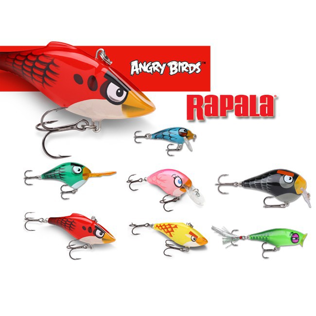 Rapala Angry Bird Series, A lot of 7 lures