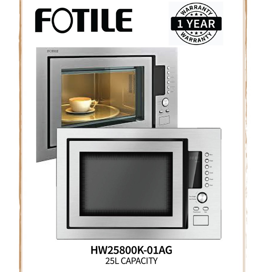 Fotile built deals in microwave