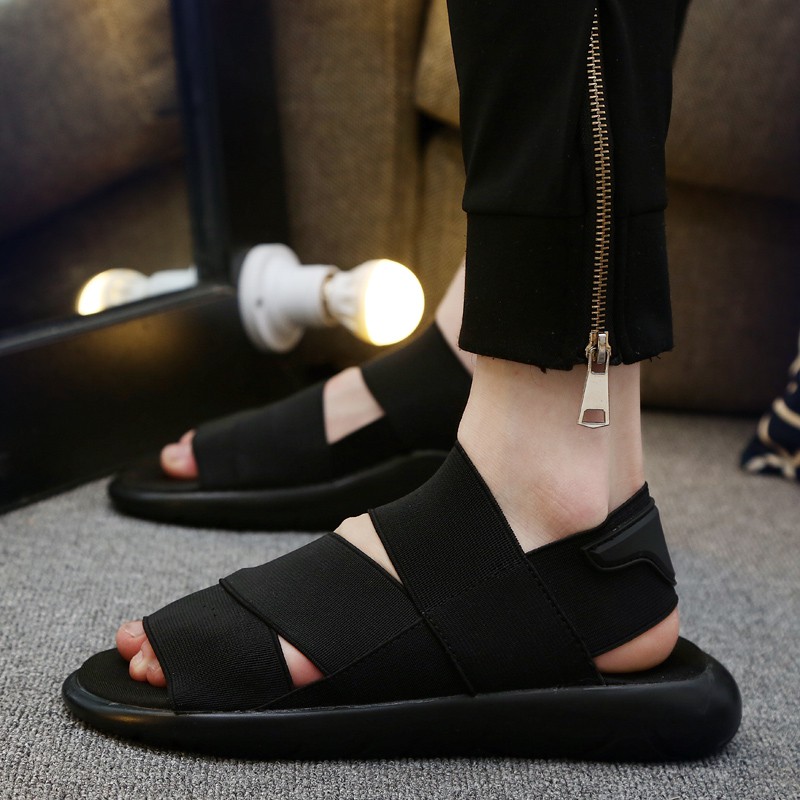 Ready Stock Men's Y3 Sandals Leisure Cheap Comfortable sandals Korean  Casual Beach Sandal