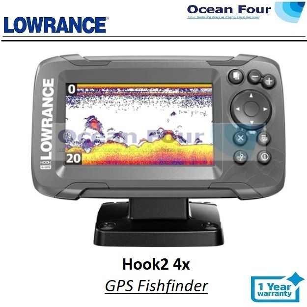 Lowrance Hook2 4x GPS Fishfinder Gps (30meter depth ONLY)