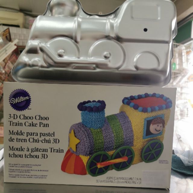 Vintage 3D Train Cake Pan Wilton, Birthday Cho Cho Train Cake