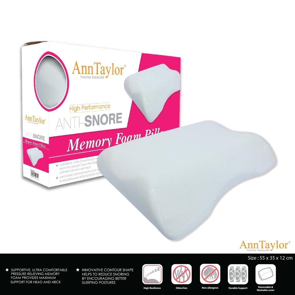 Ann taylor 2025 anti snore pillow