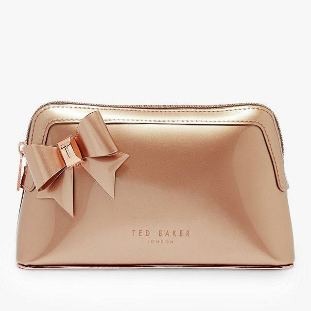 Ted Baker Gold Cosmetic Bags