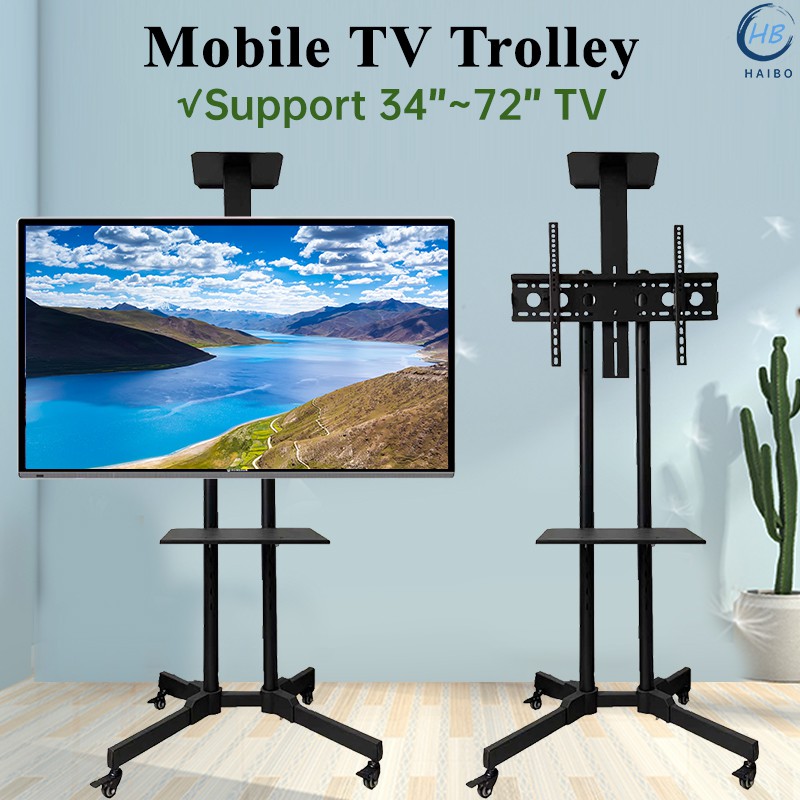 Led tv store trolley stand