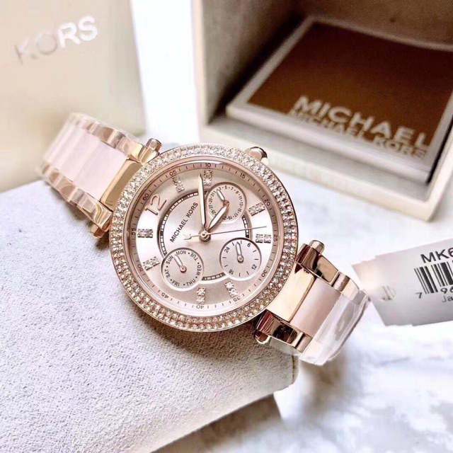 Michael kors mini online parker watch rose gold