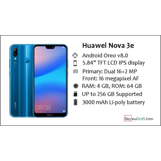 android 9 huawei nova 3e