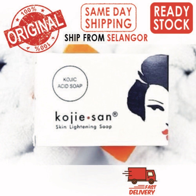 100% Original Kojie San Skin Lightening Soap (Kojic Acid Soap