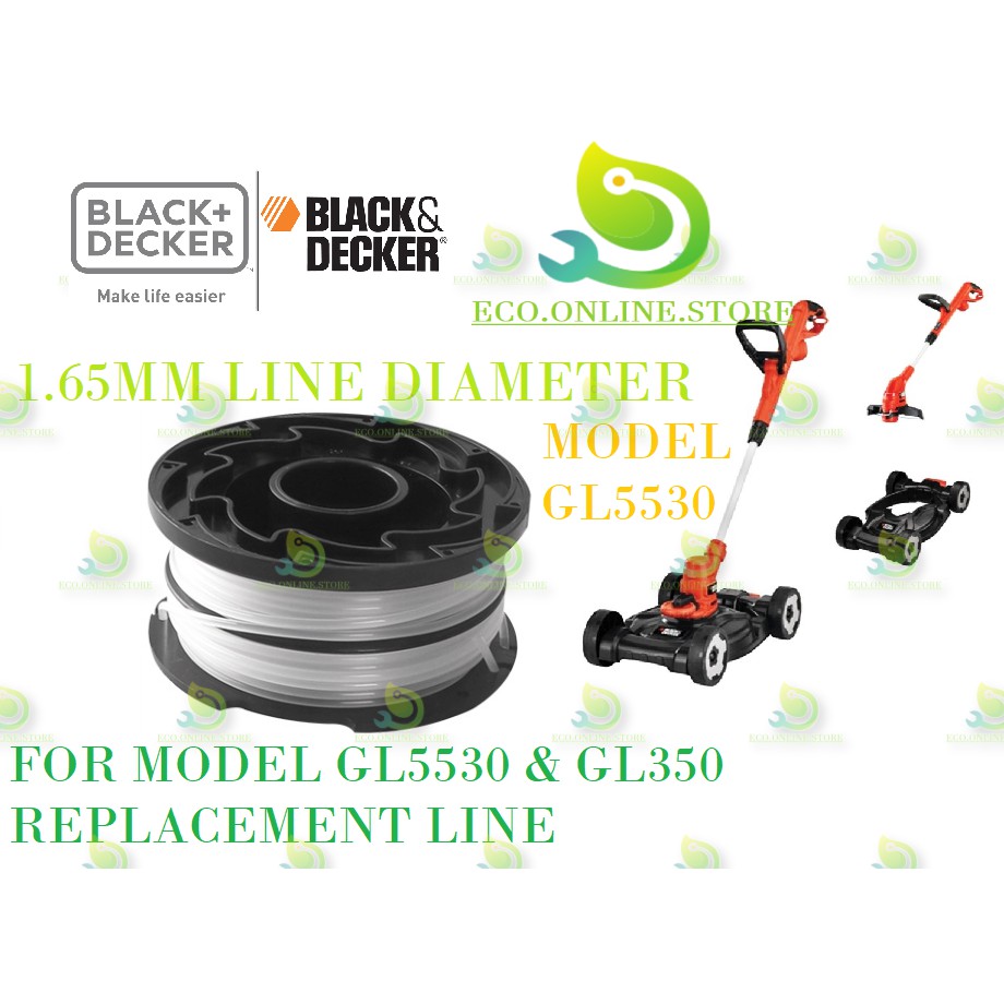 GL5530,GL350 BLACK DECKER STRING REFILL A6441 SPOOL NYLON GRASS TRIMMER, REPLACEMENT LINE SPARE PART ACCESSORIES CAP