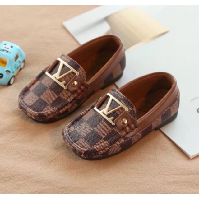 Ready clLoafer Budak inspired LV kids loafer kids shoes inspired