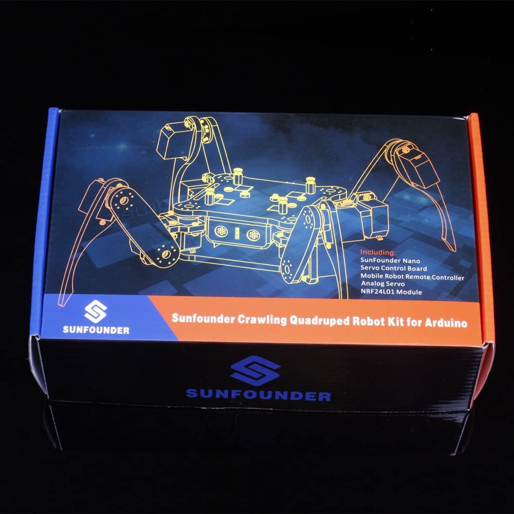 Sunfounder crawling sale quadruped robot