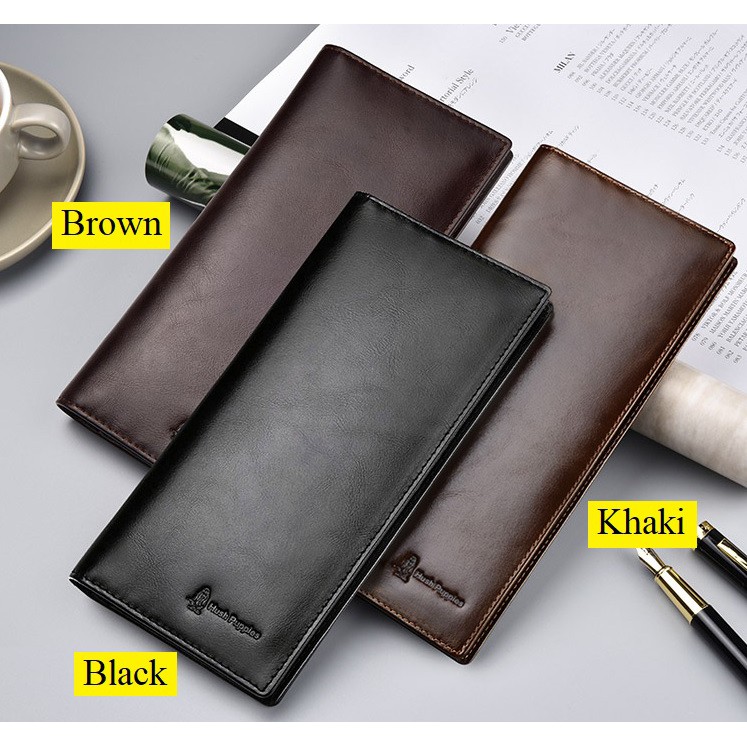 Hush Puppies 2019ST Classic Long Leather Wallet for men Shopee