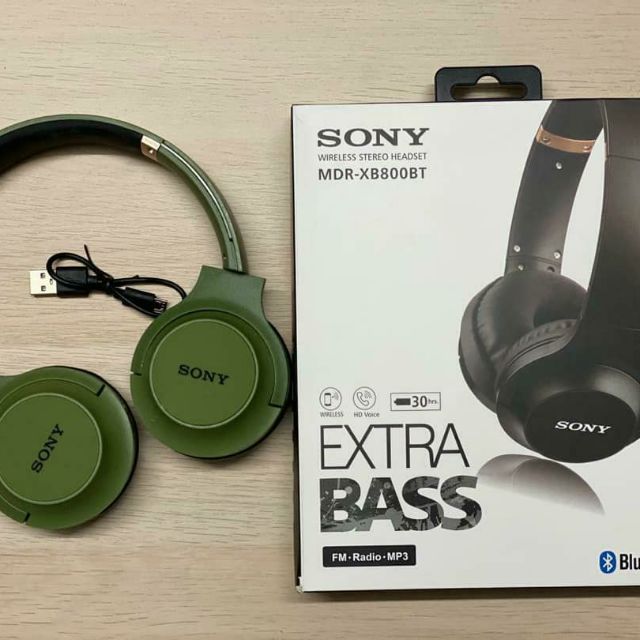 Sony MDR XB800BT Wireless Over the Ear Headphones Shopee Malaysia