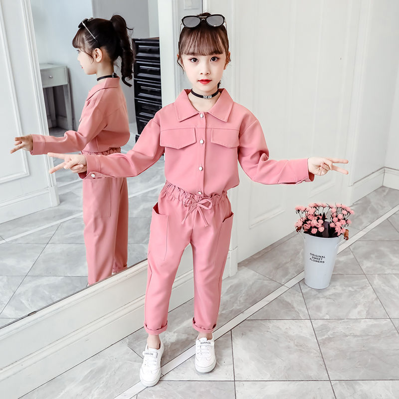 Baby Fashion Kids Baby Girl Cotton T shirt Tops+Mesh Jeans Pants 2pcs  Outfits Set Clothes 