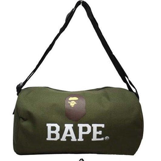 Bape duffle best sale bag green