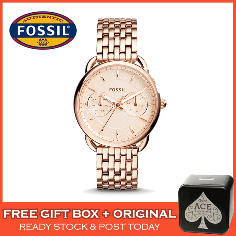 Fossil es3713 best sale rose gold