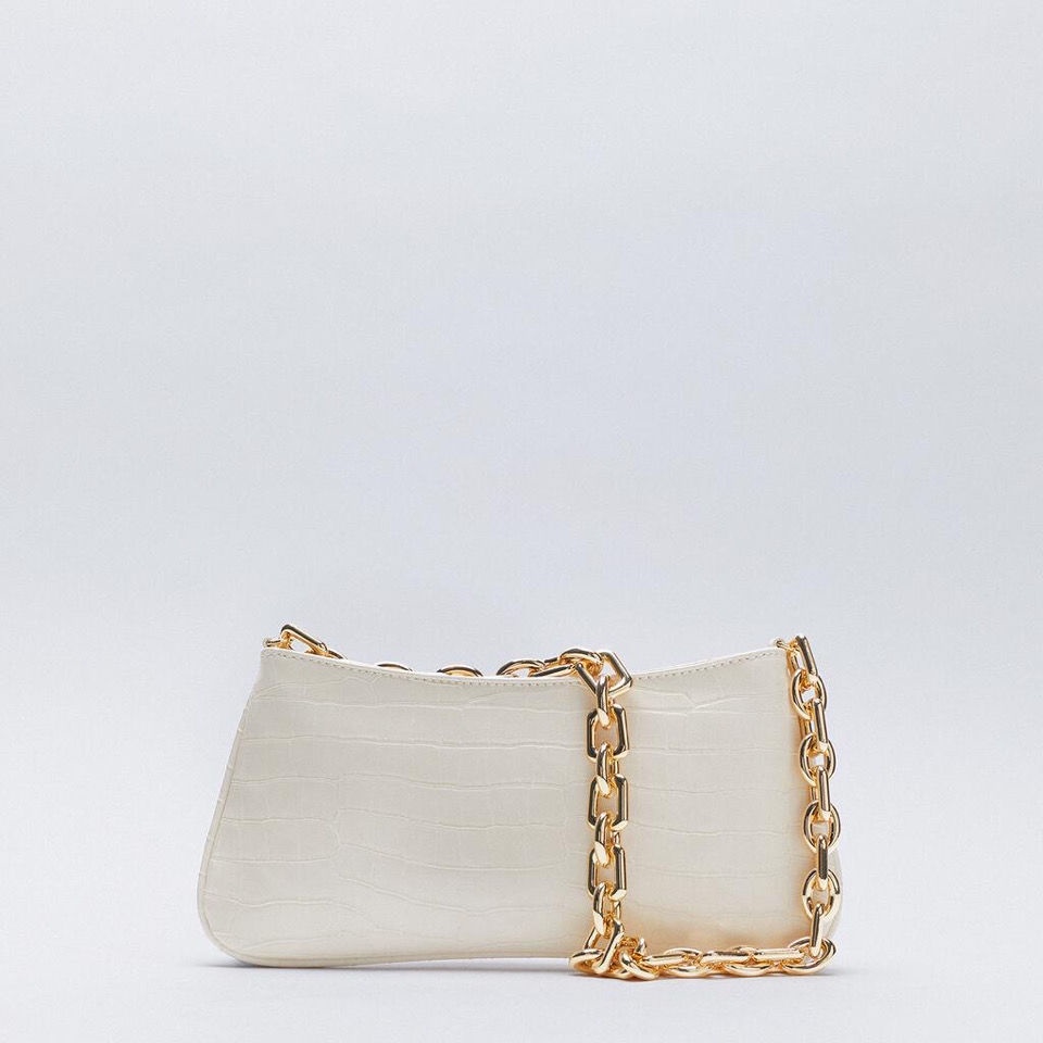 Zara shoulder discount bag with chain