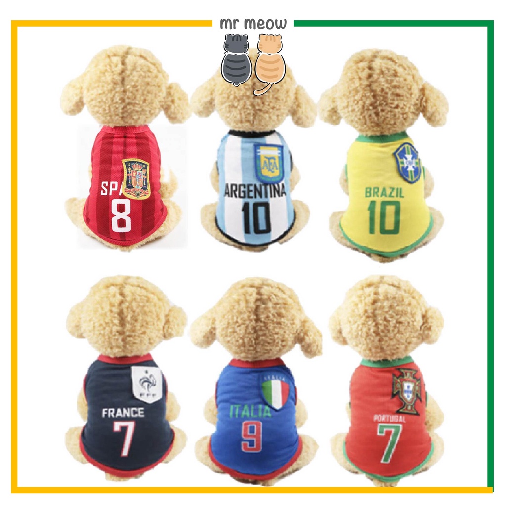 Pet Dog Soccer Football Jersey, Soccer Clothes Dogs