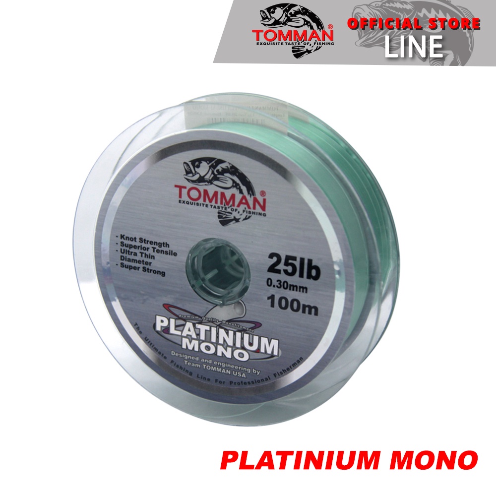 Tomman Platinium Mono Monofilament Fishing Line (100m/12LB-60LB