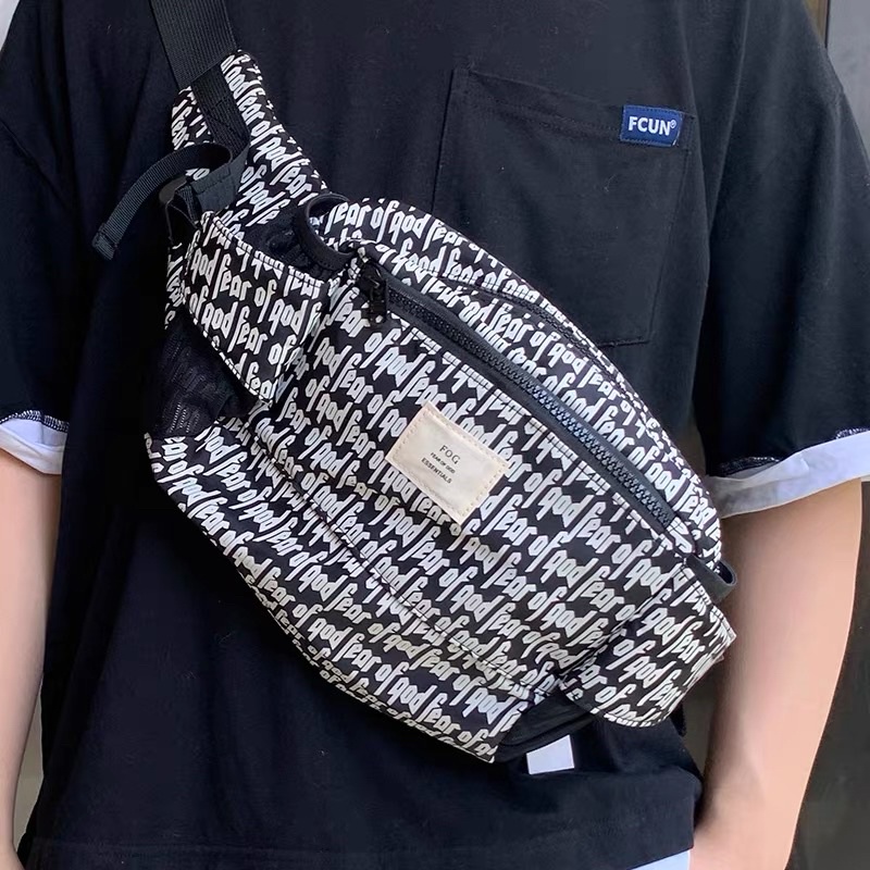 Fear of god waist bag logo print Shopee Malaysia