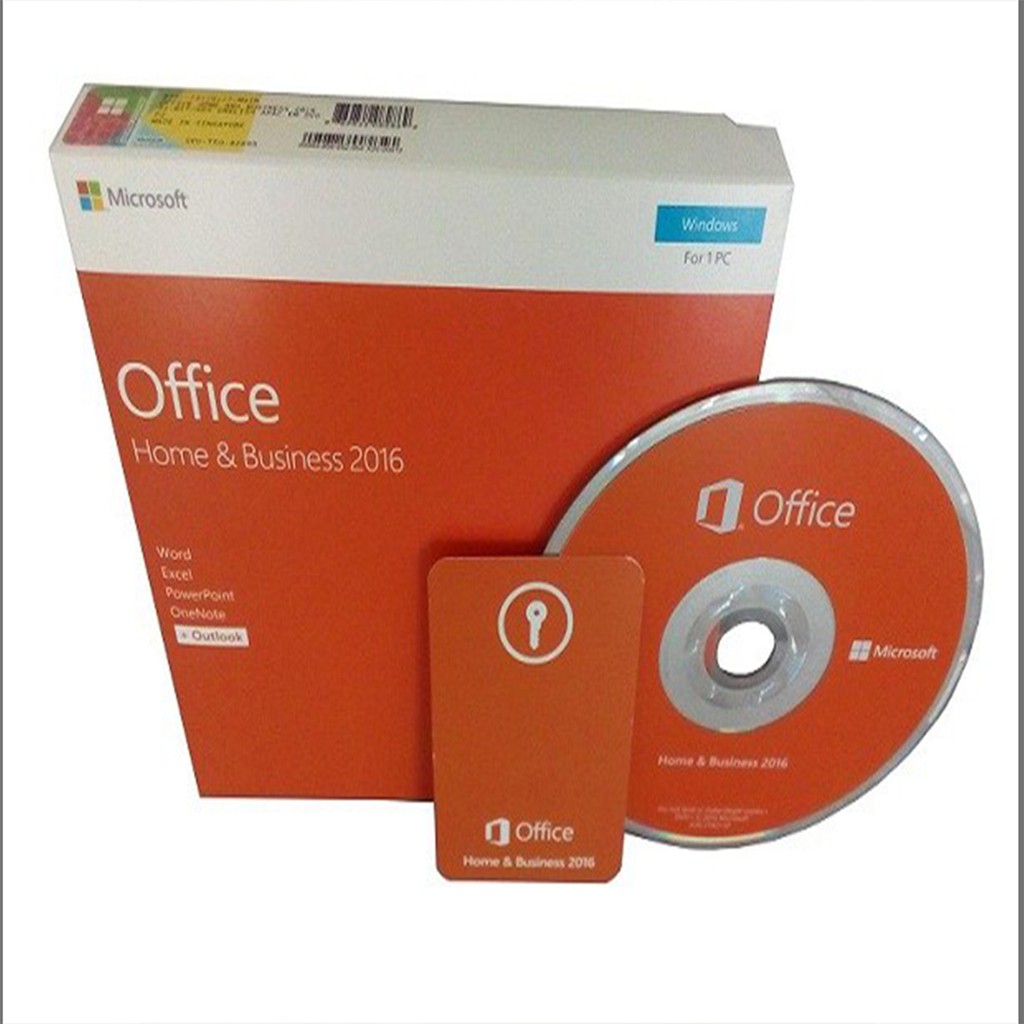 Microsoft Office Home and Business 2016 (retail box) (wich original dvd)