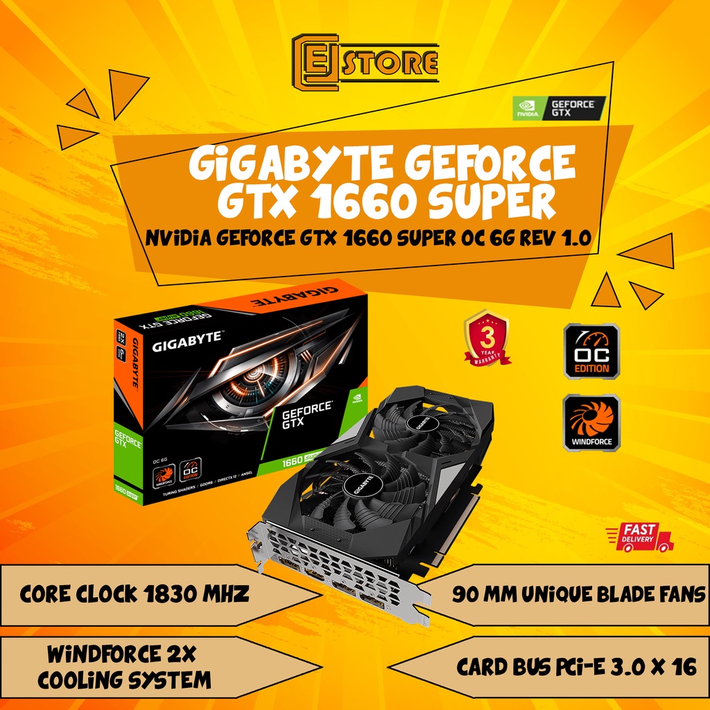 Gigabyte geforce gtx 1660 online super oc 6gb gddr5