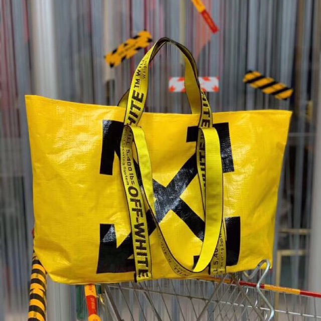 Off white discount arrows tote bag