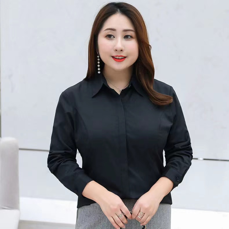 Plus size hot sale office blouse