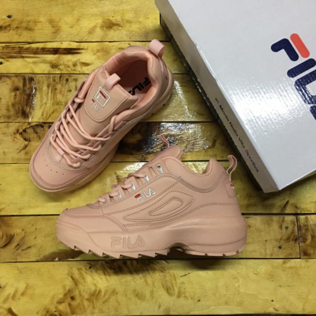 Fila disruptor hot sale nude pink