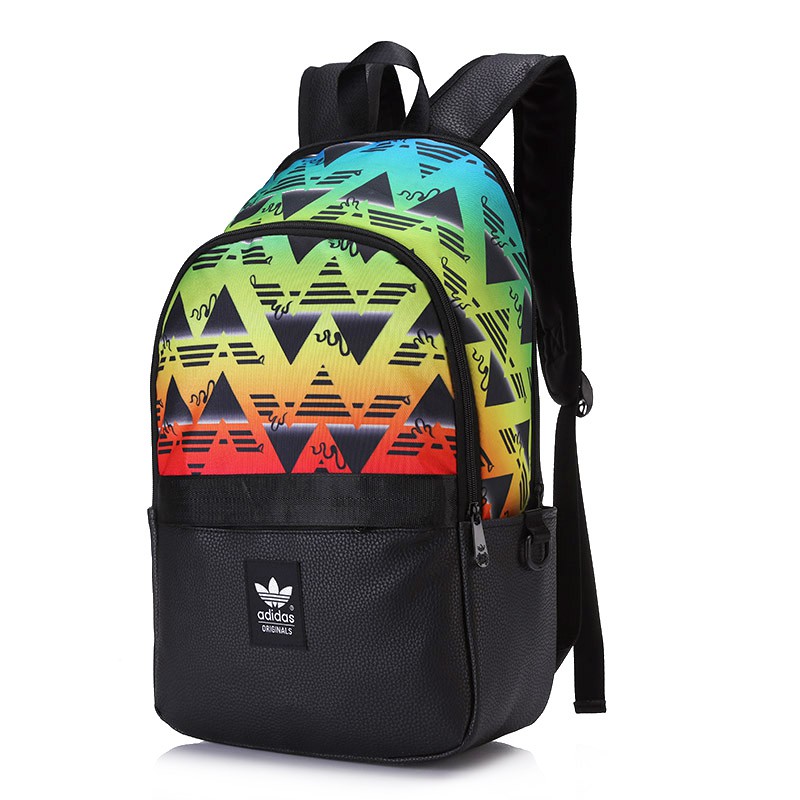 Adidas graphics fashion laptop 2025 travel school backpack bag