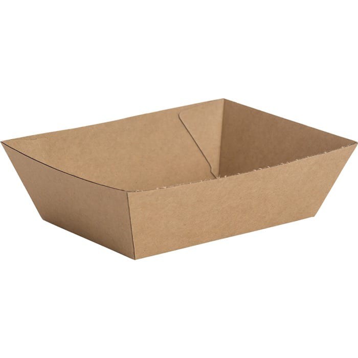 Kraft Paper Food Tray Takeaway Shopee Malaysia