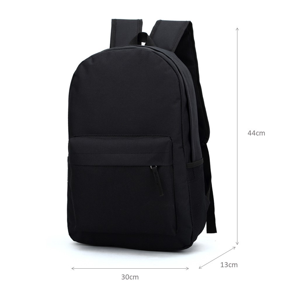 Plain black discount bag for school