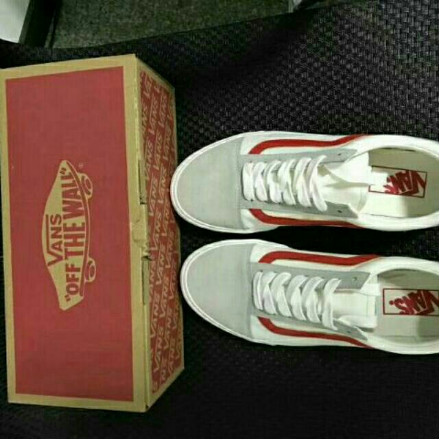 Vans red outlet line