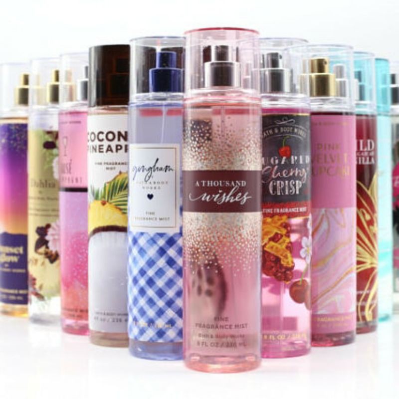 Bath and body online works mist paling wangi